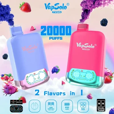 決定版 VapSolo Twins 20000 レビュー: デュアルフレーバーの強豪?